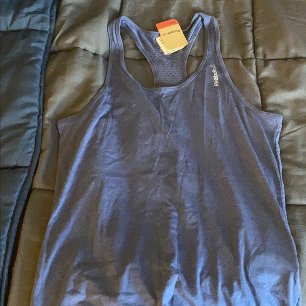 Reebok tank blue NWT